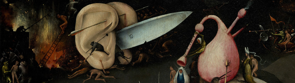 Detail from a painting of Hieronymus Bosch